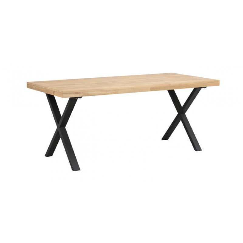 RO Brooklyn Extending Dining Table X 170x95 Oak/Black